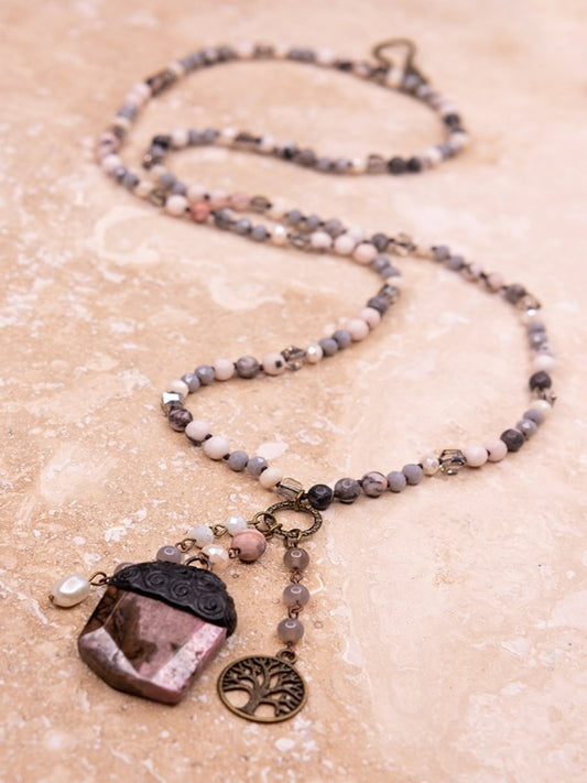 The Bella Mauve Necklace
