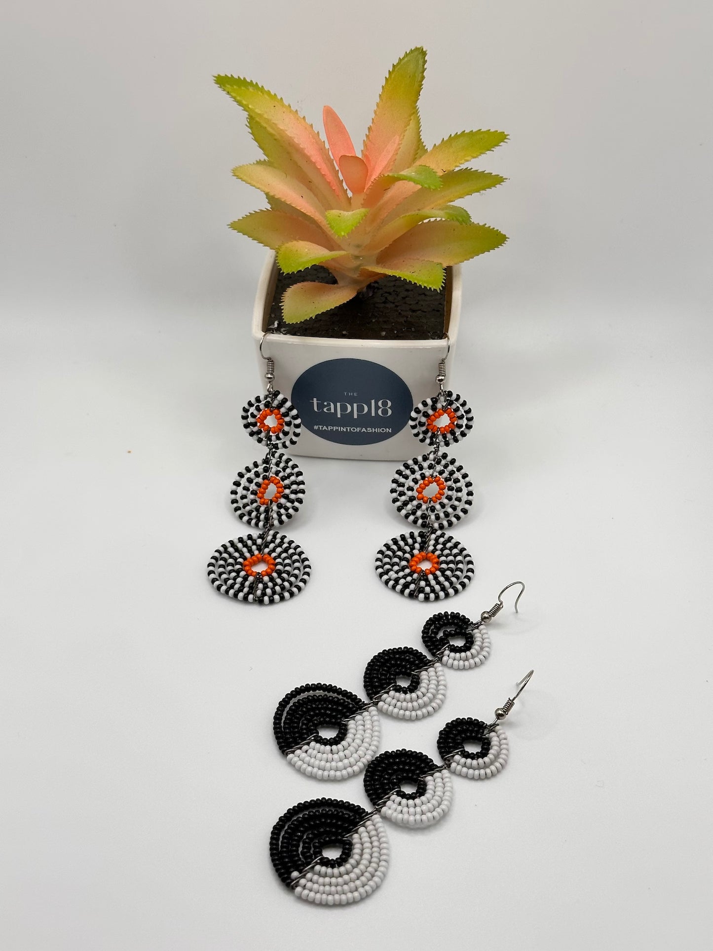 Authentic African Beaded Earrings