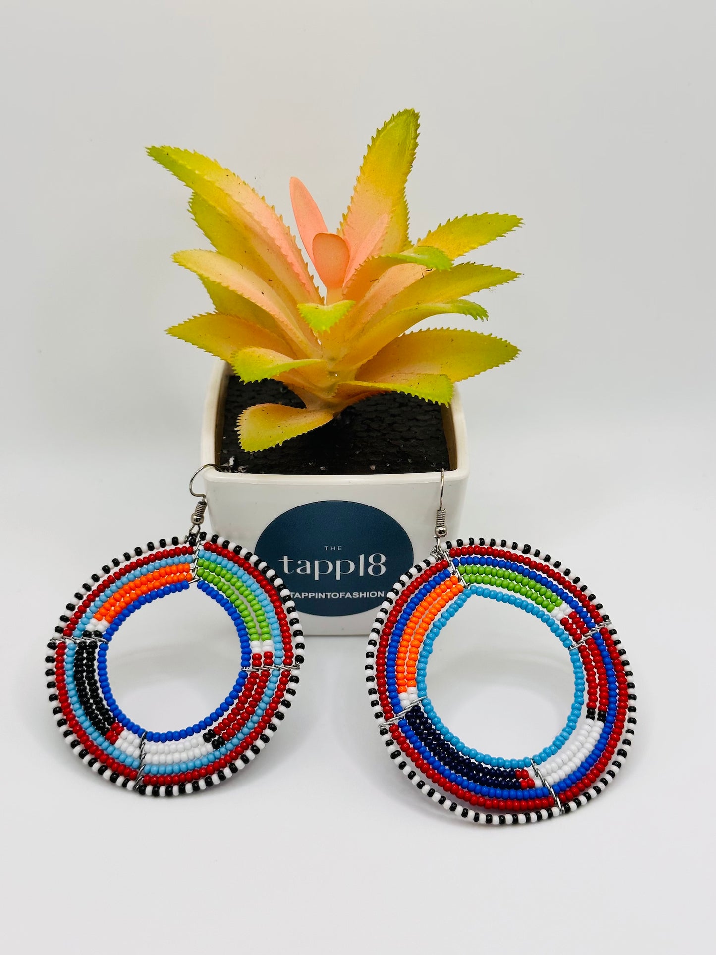 Authentic African Beaded Earrings