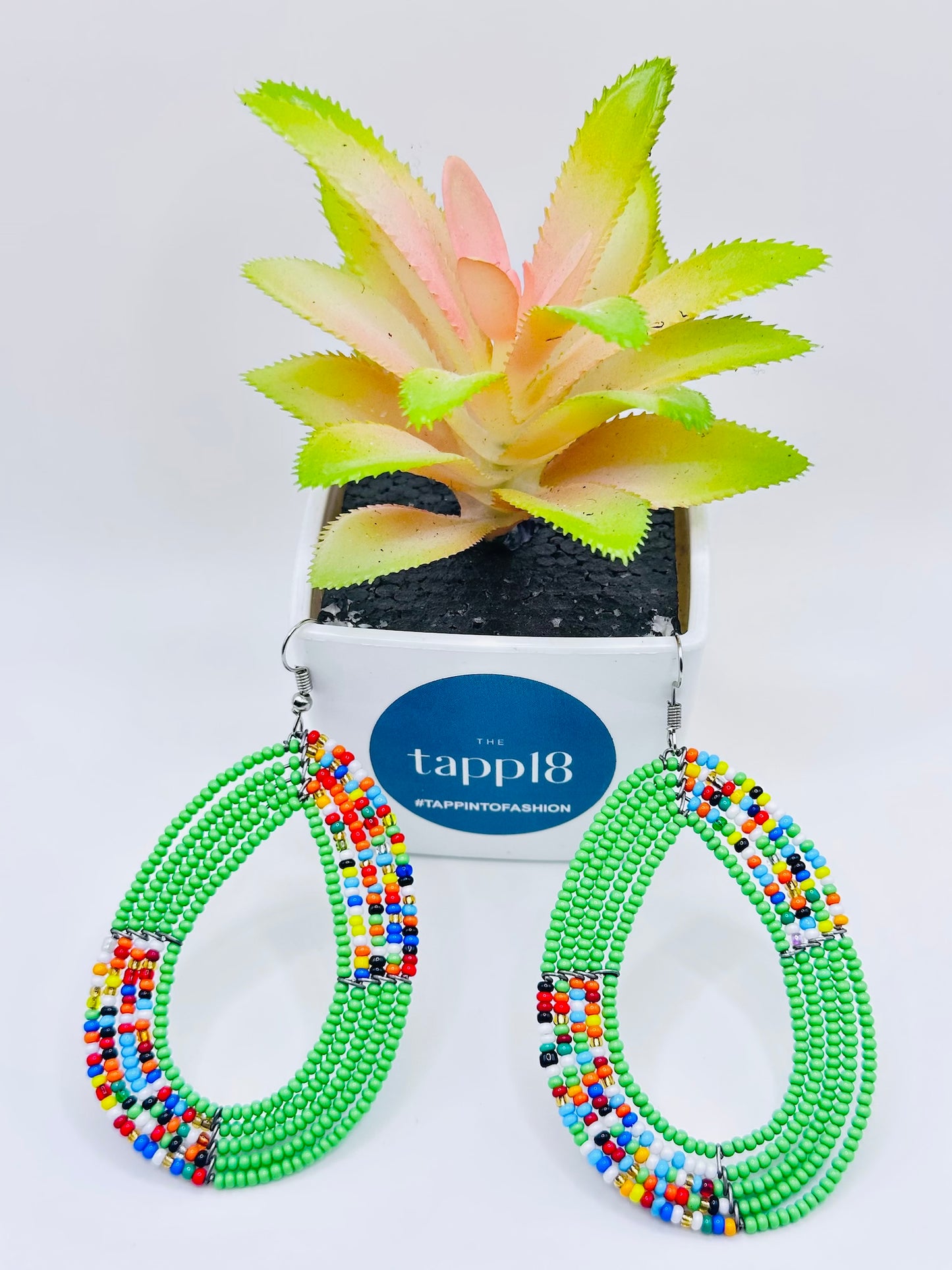 Authentic African Beaded Earrings