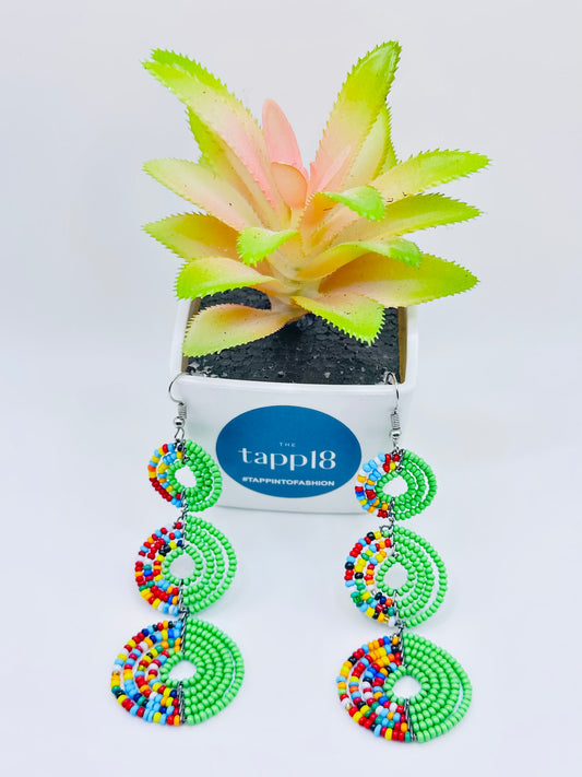 Authentic African Beaded Earrings