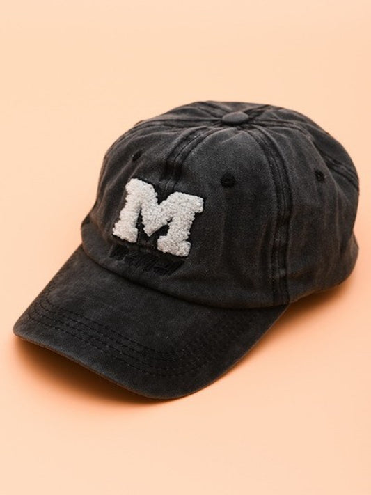 Washed Sherpa Mama Cap-Black