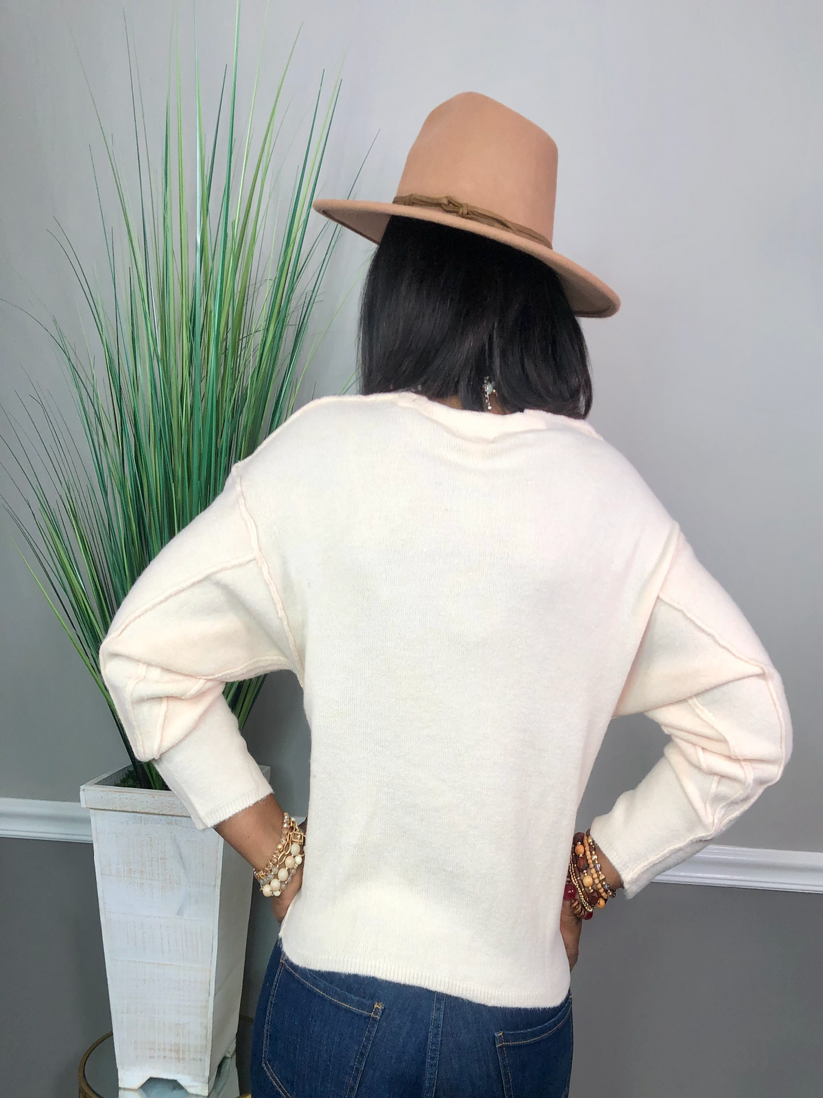 The Comfort Sweater-Cream
