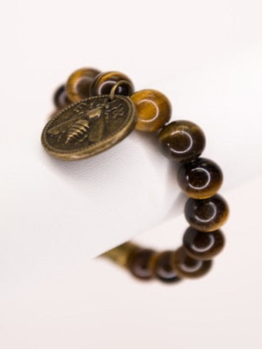 Stone Bracelet-Brown