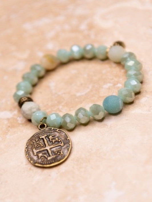 Stone Bracelet-Mint
