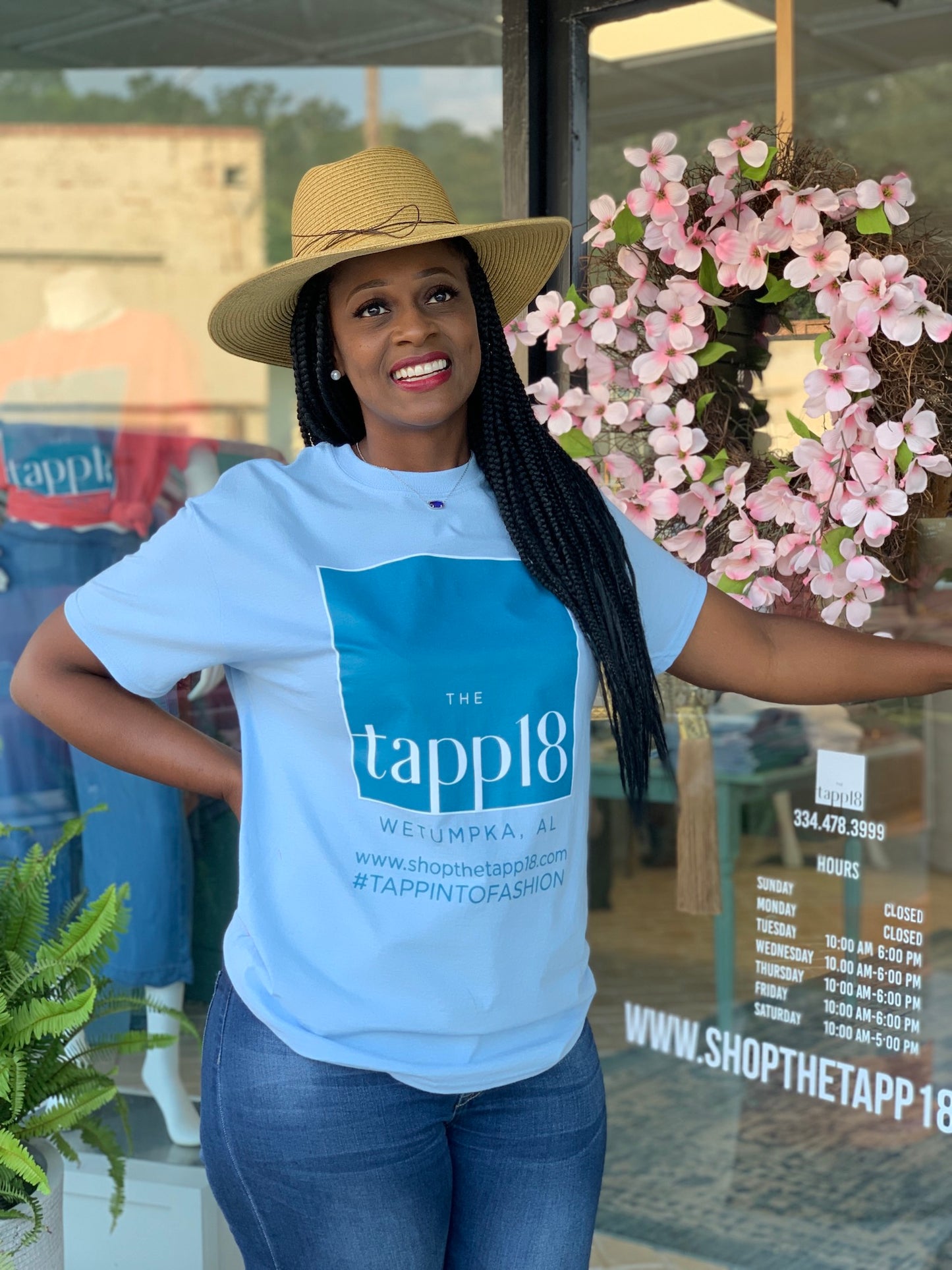 THETAPP18 LOGO TSHIRT! BABY BLUE