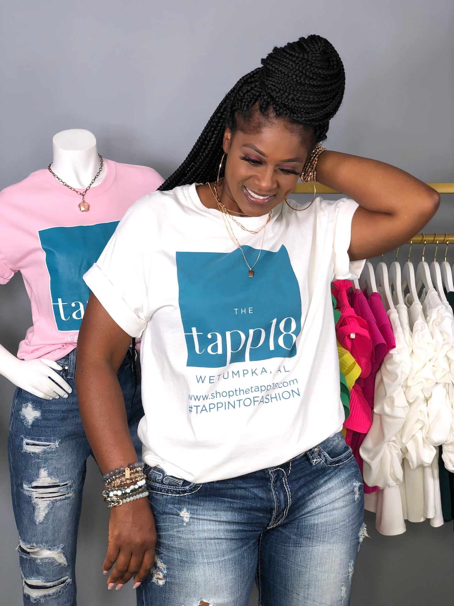 THETAPP18 LOGO TSHIRT! WHITE