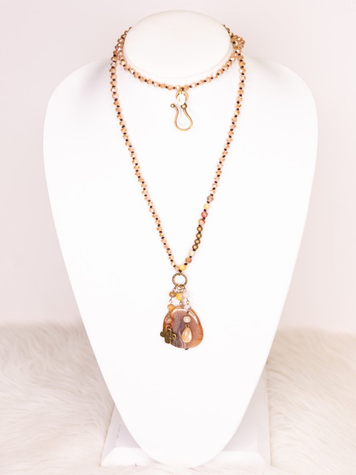 The Gizelle Taupe Necklace