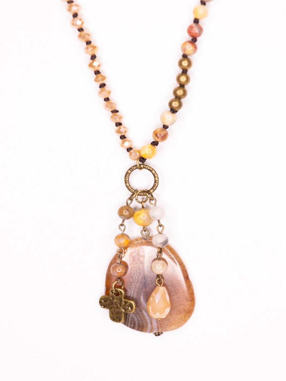 The Gizelle Taupe Necklace