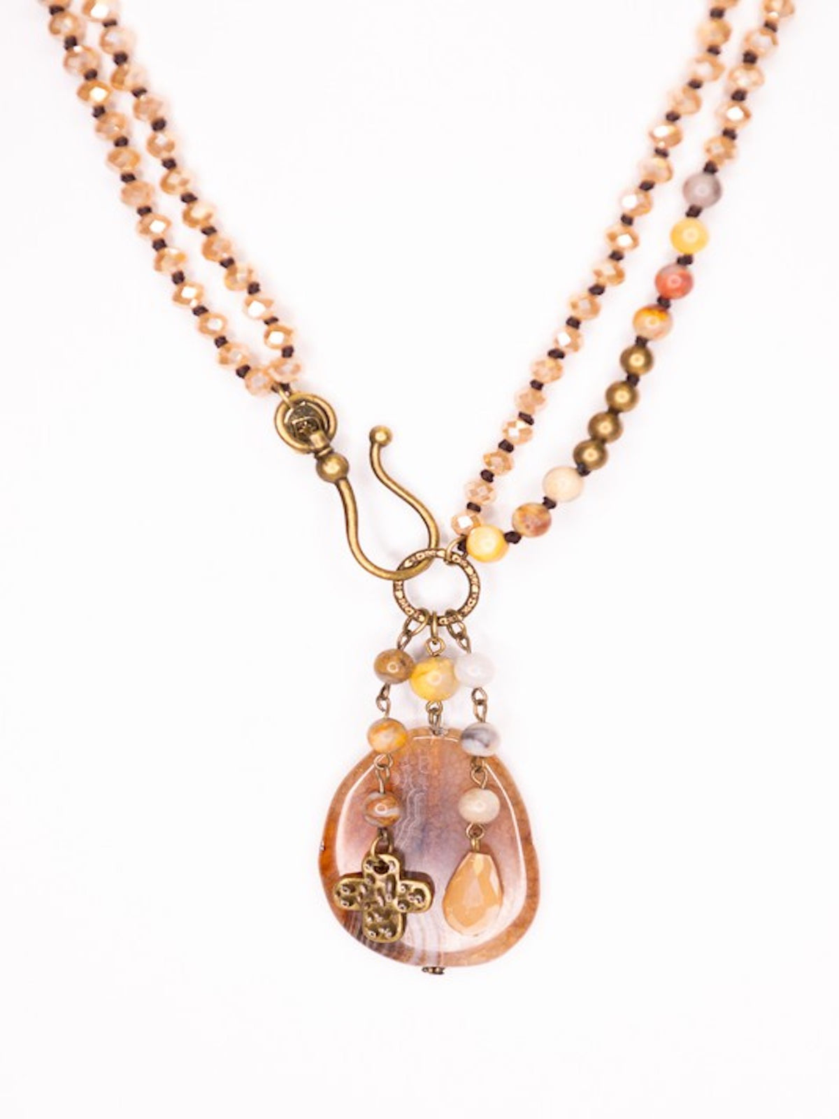 The Gizelle Taupe Necklace