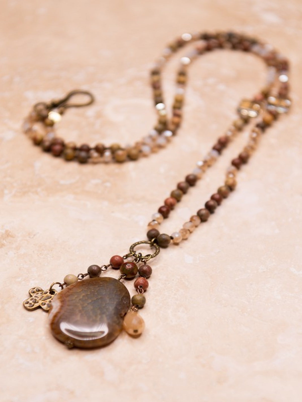The Gizelle Jasper Necklace