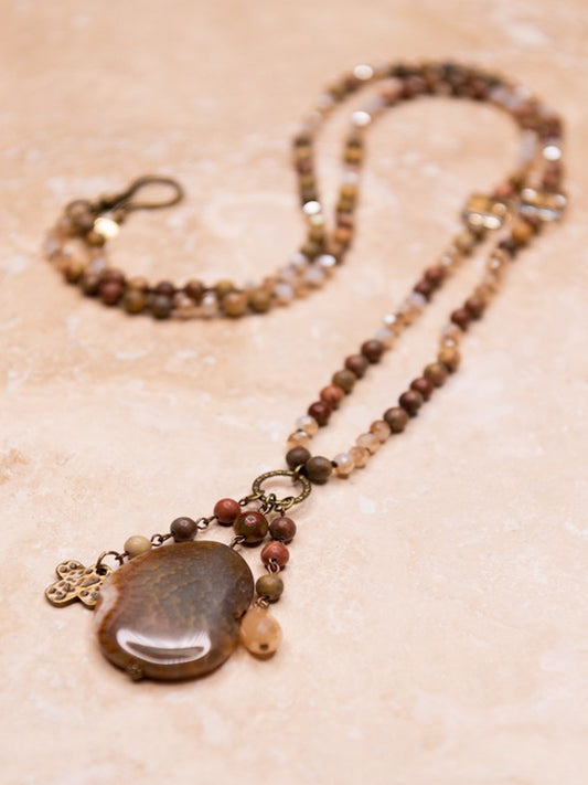 The Gizelle Jasper Necklace