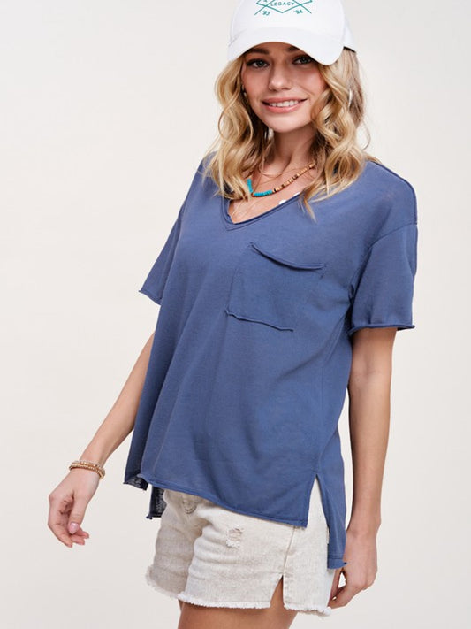 The Halsey Top-Teal