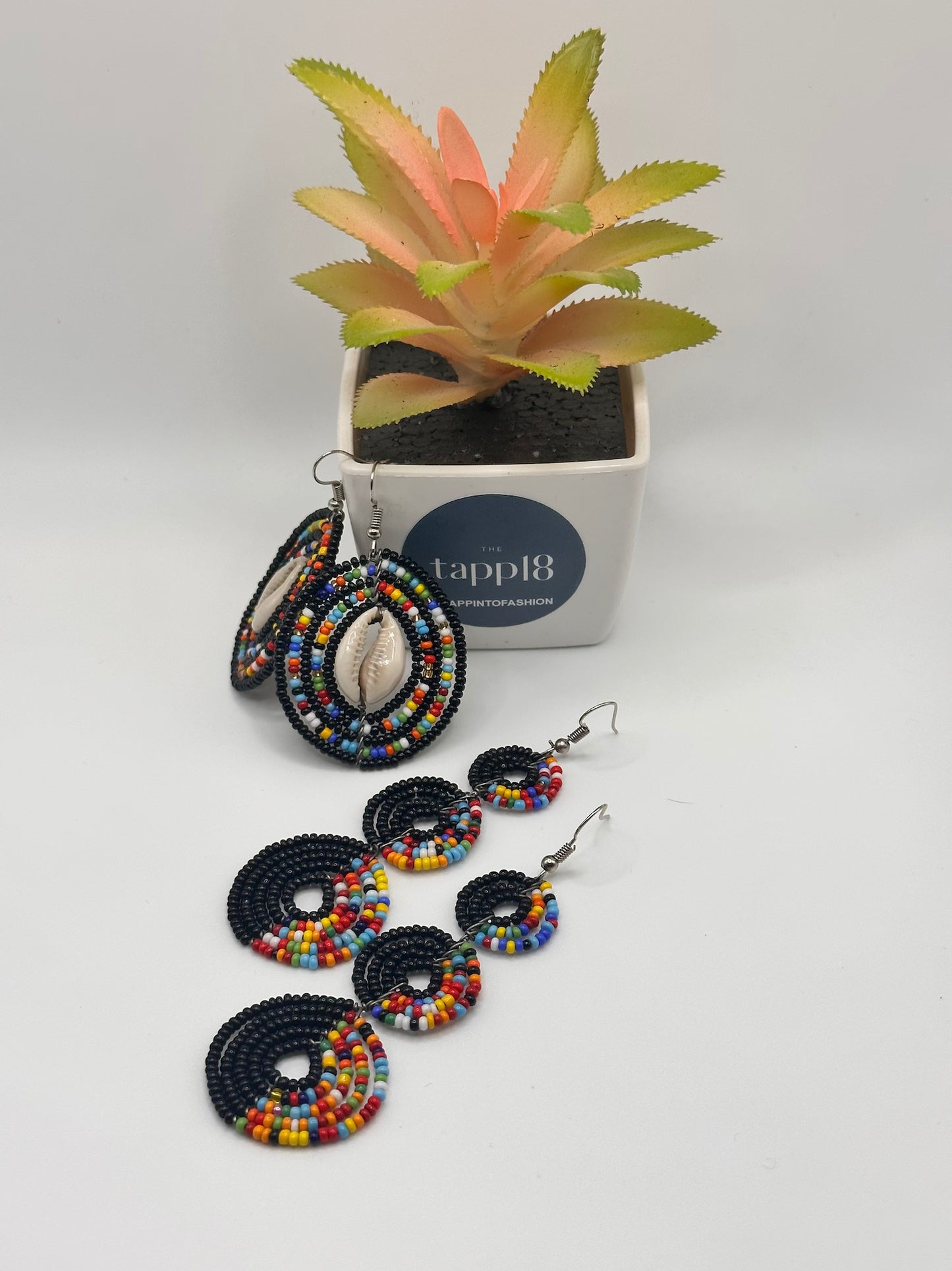 Authentic African Beaded Earrings
