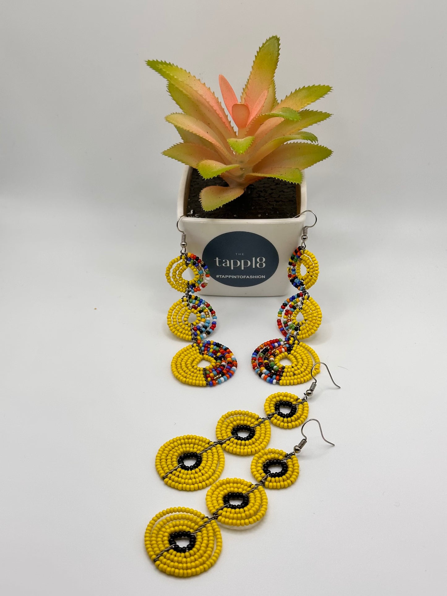 Authentic African Beaded Earrings