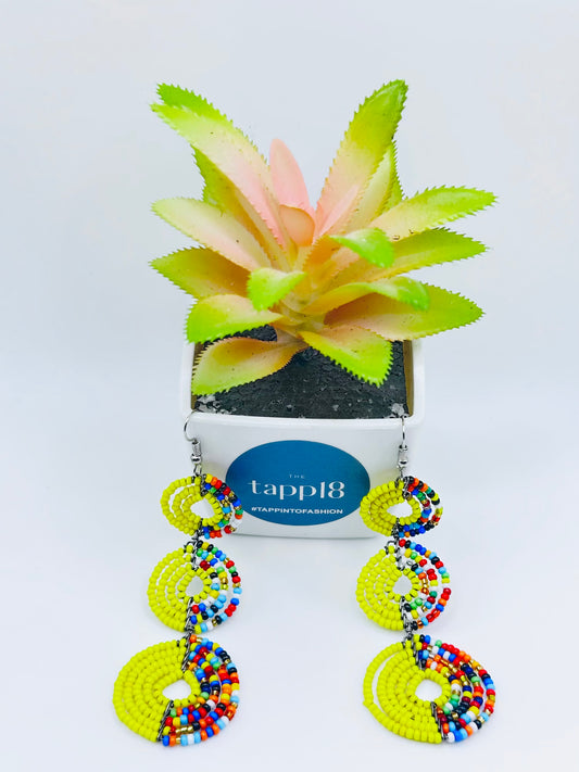 Authentic African Beaded Earrings