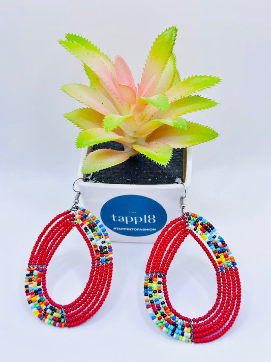 Authentic African Beaded Earrings