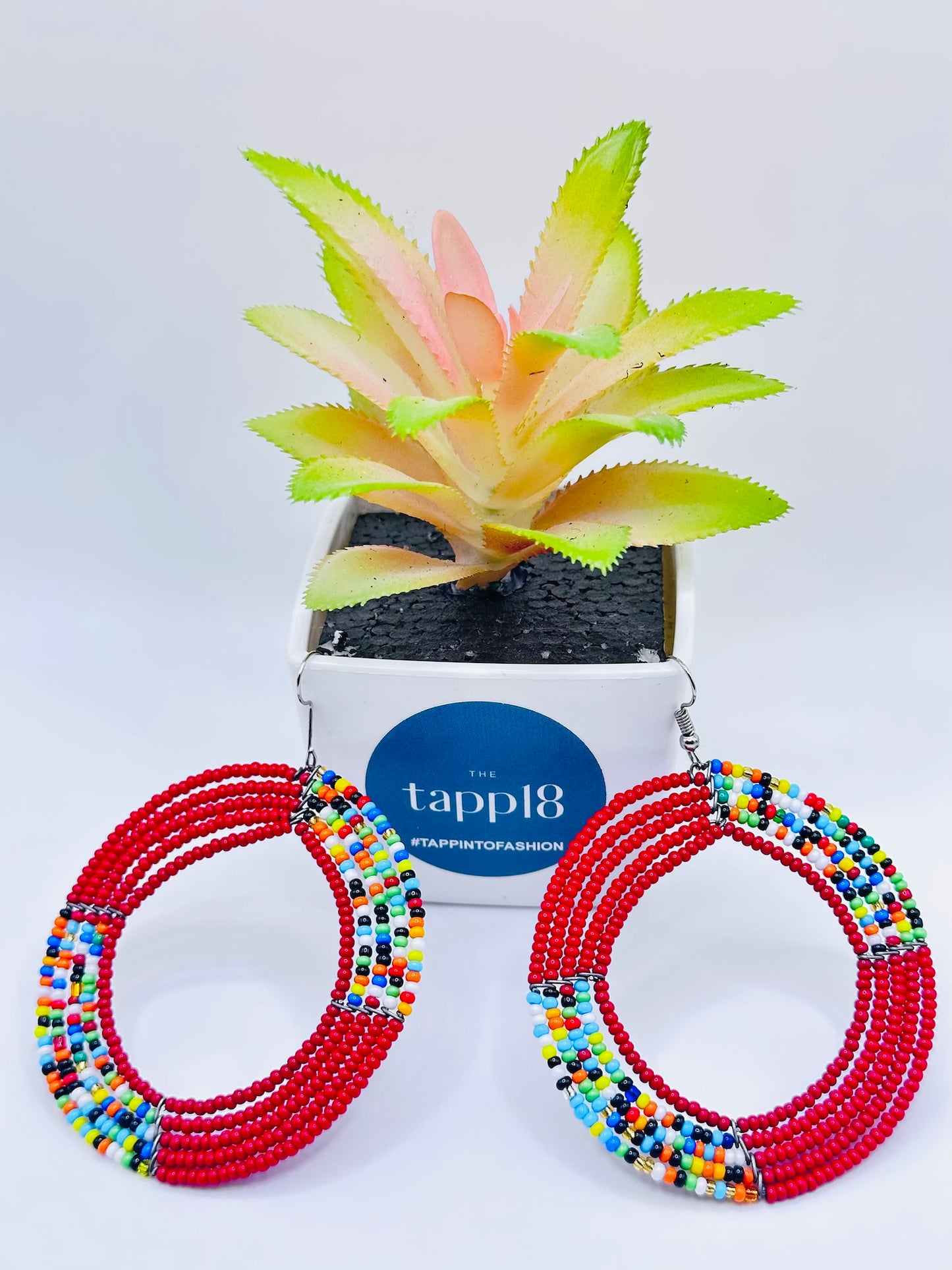 Authentic African Beaded Earrings