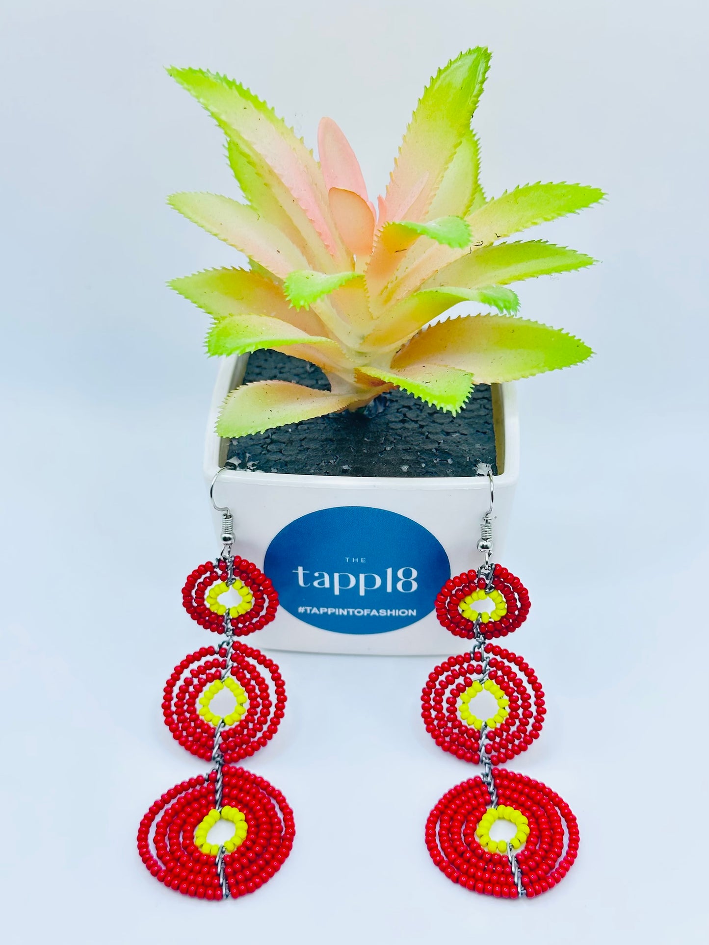 Authentic African Beaded Earrings