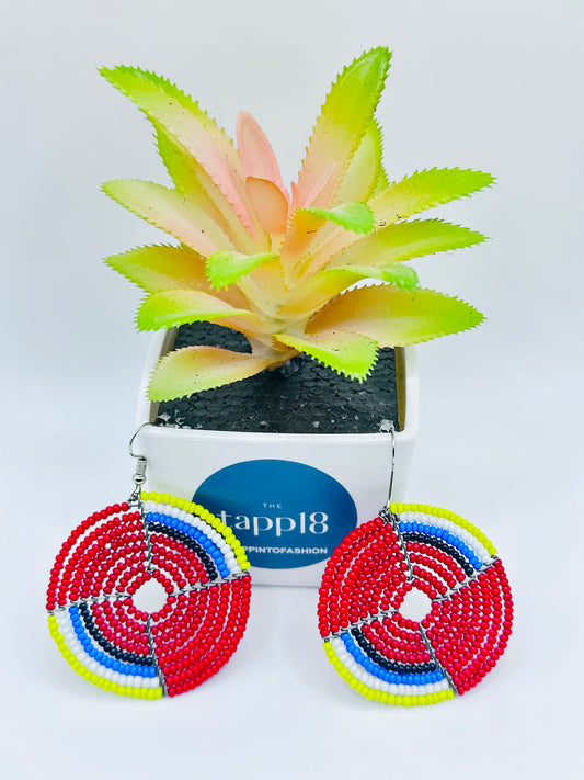 Authentic African Beaded Earrings
