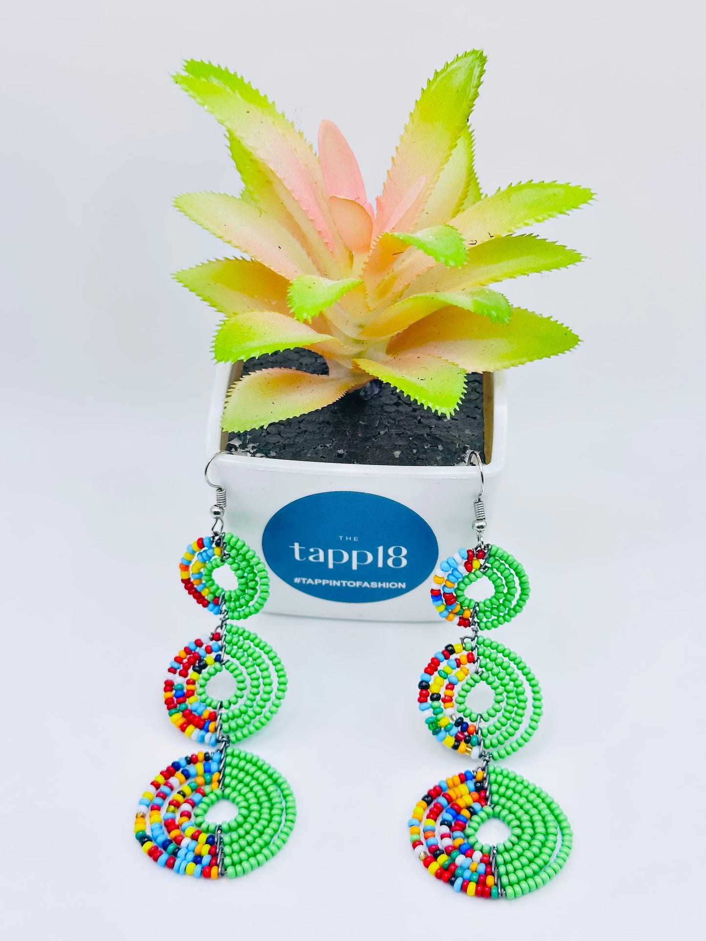 Authentic African Beaded Earrings
