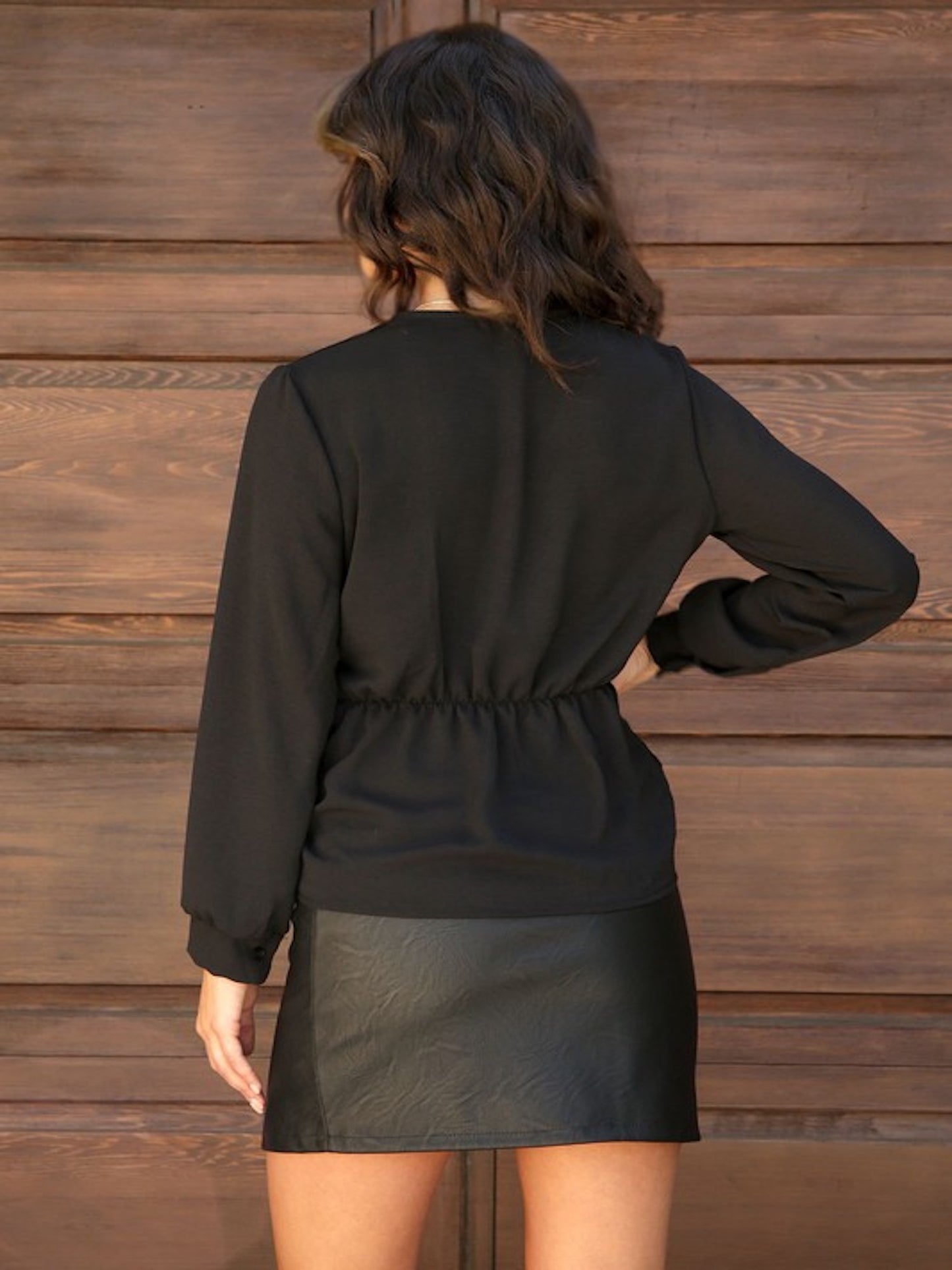 Pleather Mini-Black