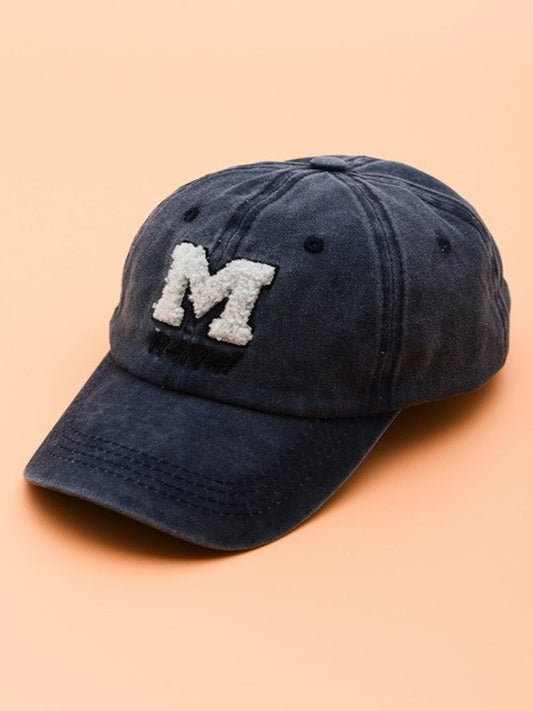 Washed Sherpa Mama Cap-Denim