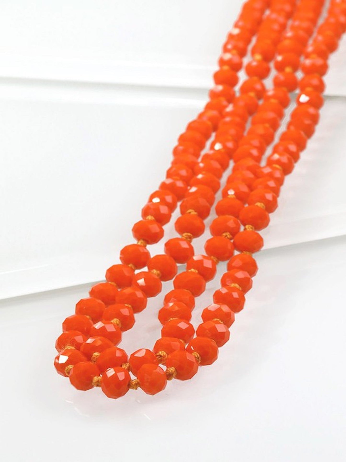The Classic Glass Beads- Taupe