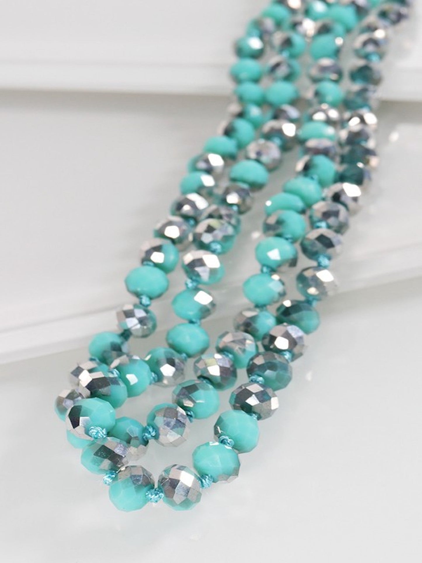 The Classic Glass Beads- Taupe