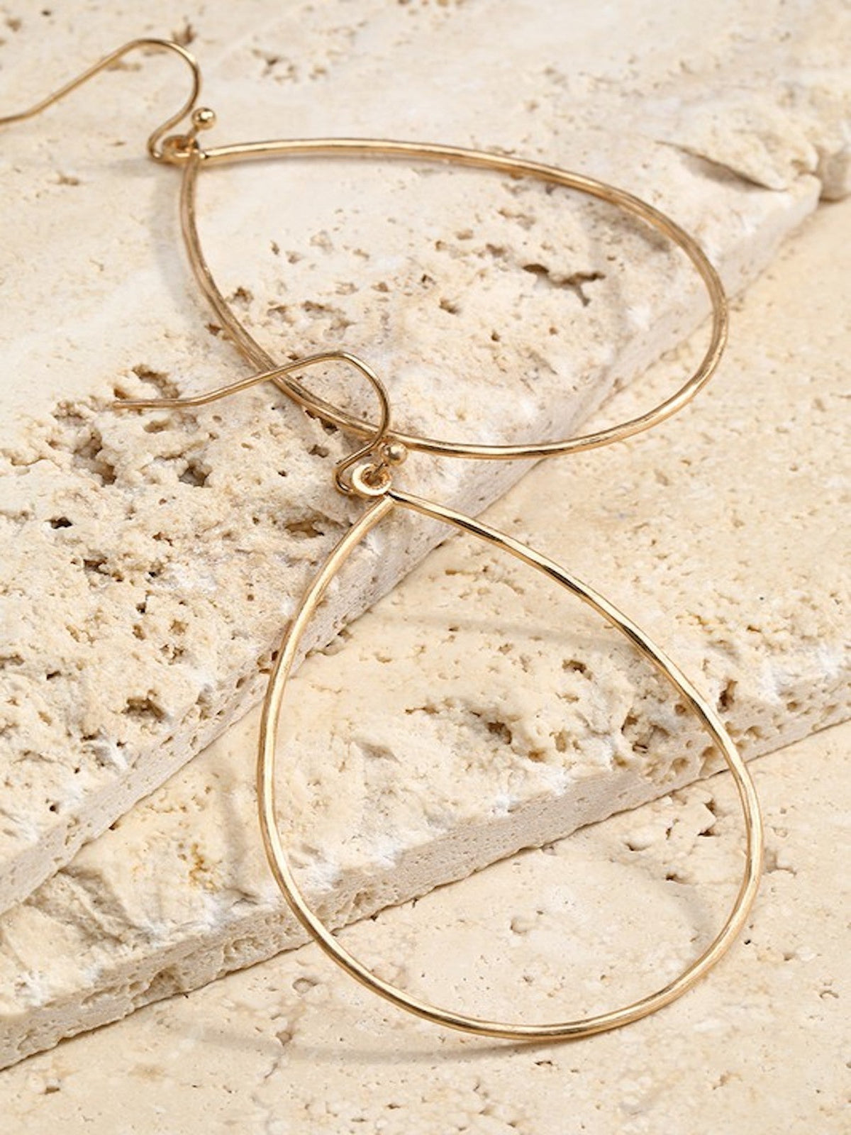 Matte Drop Earrings-Silver