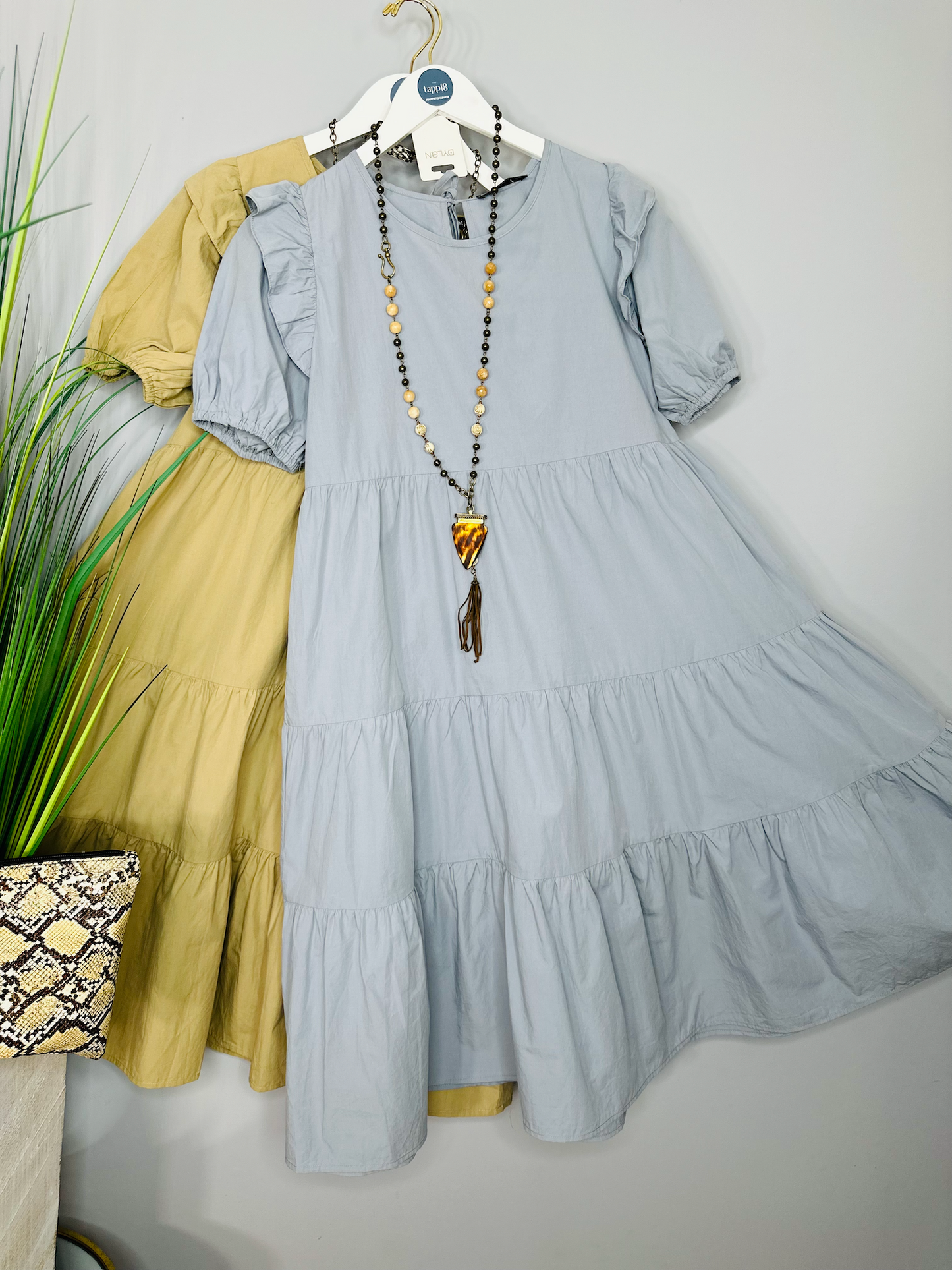 Ruffled Cutie in Cool Grey