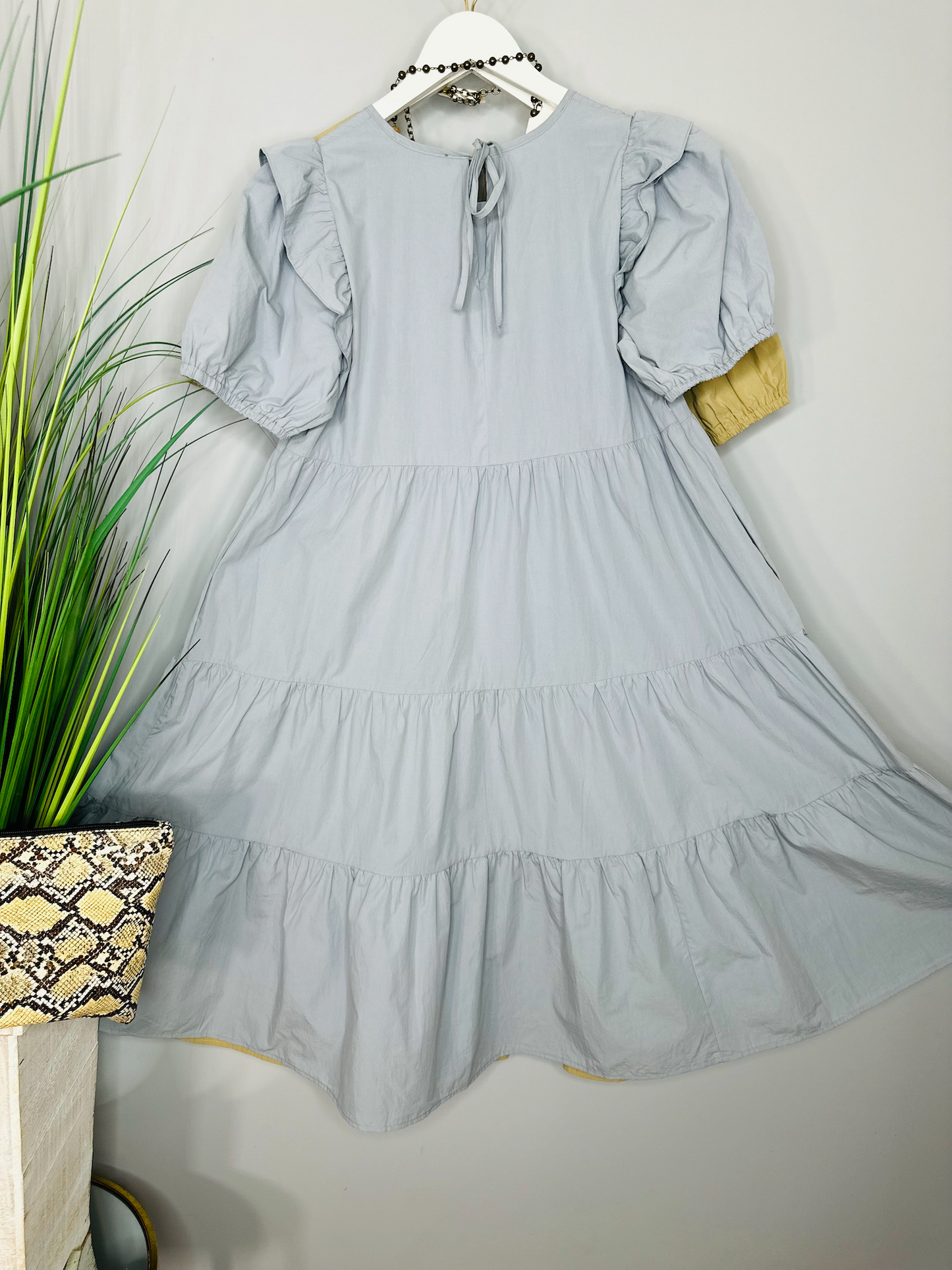 Ruffled Cutie in Cool Grey