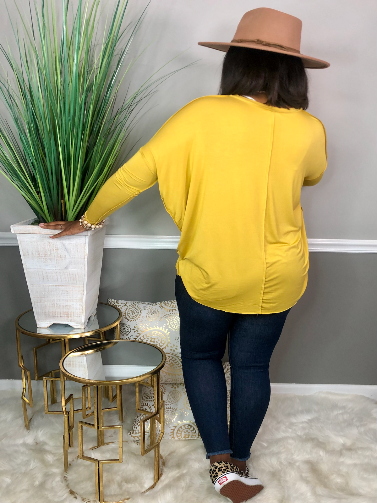 Tara Top-Mustard