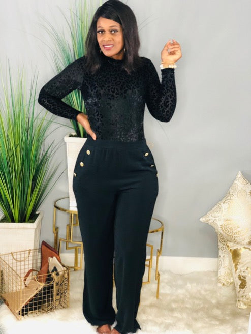 Leopard Velvet Bodysuit