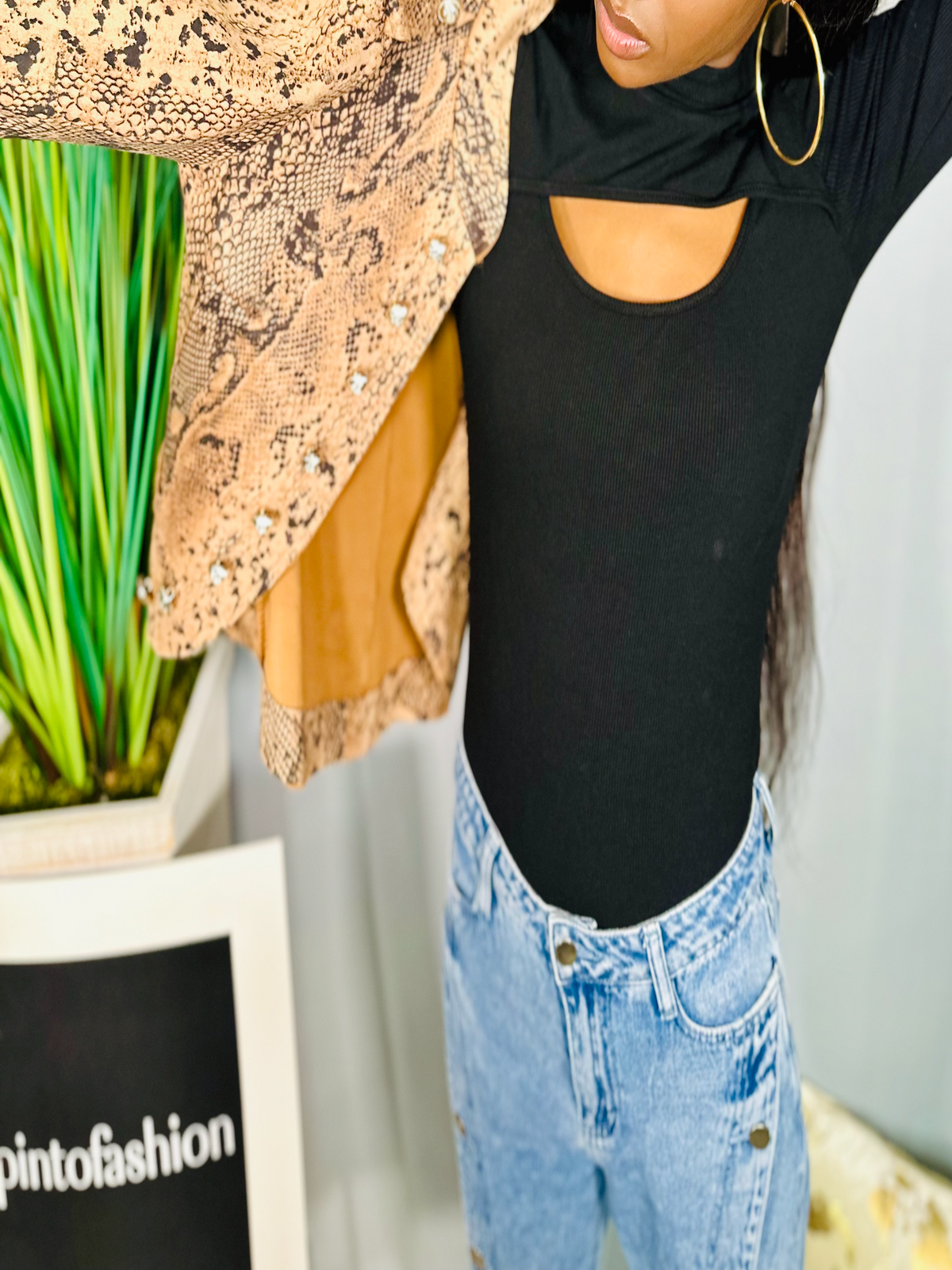 Python Military Style Blazer