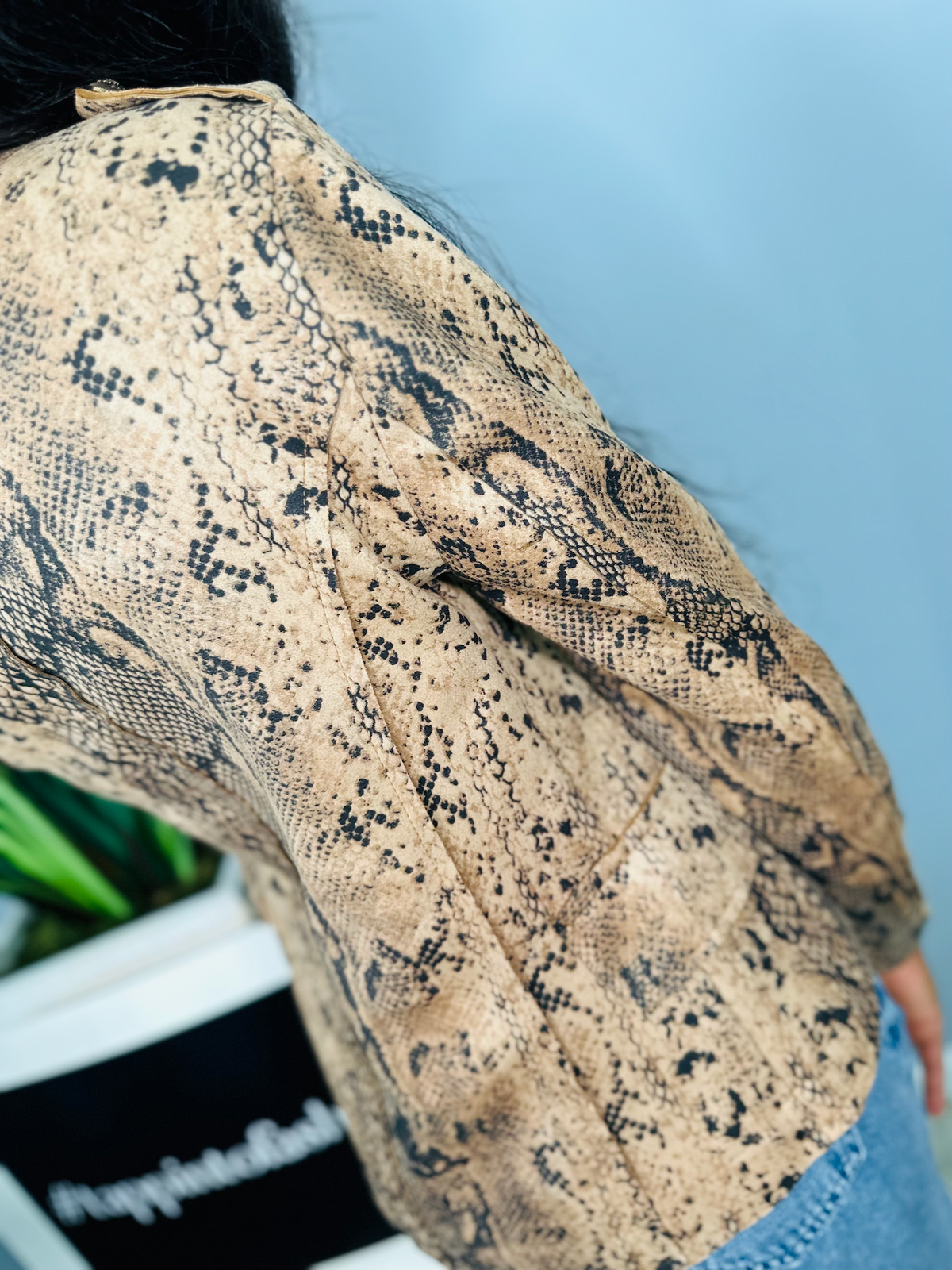 Python Military Style Blazer