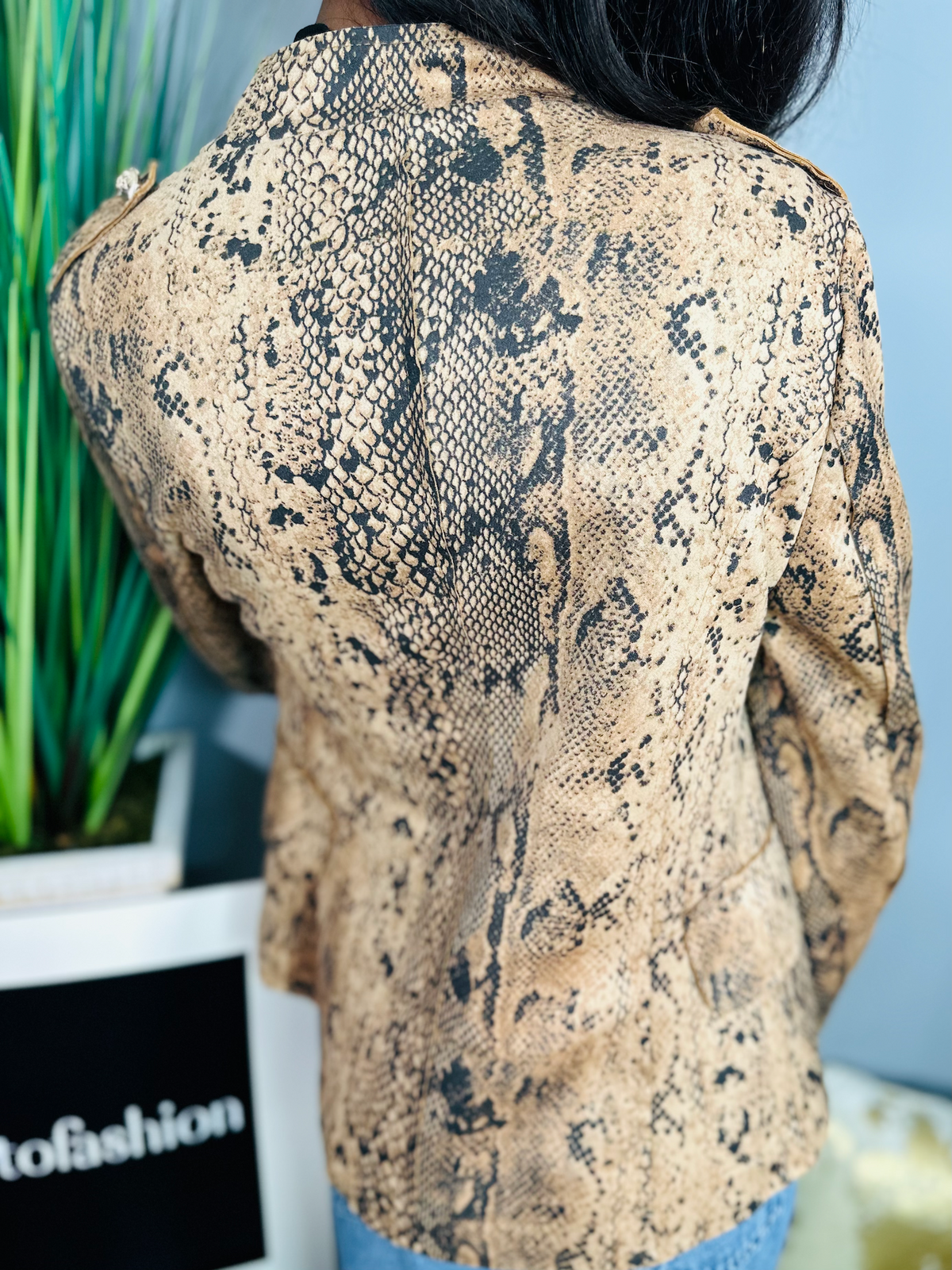 Python Military Style Blazer