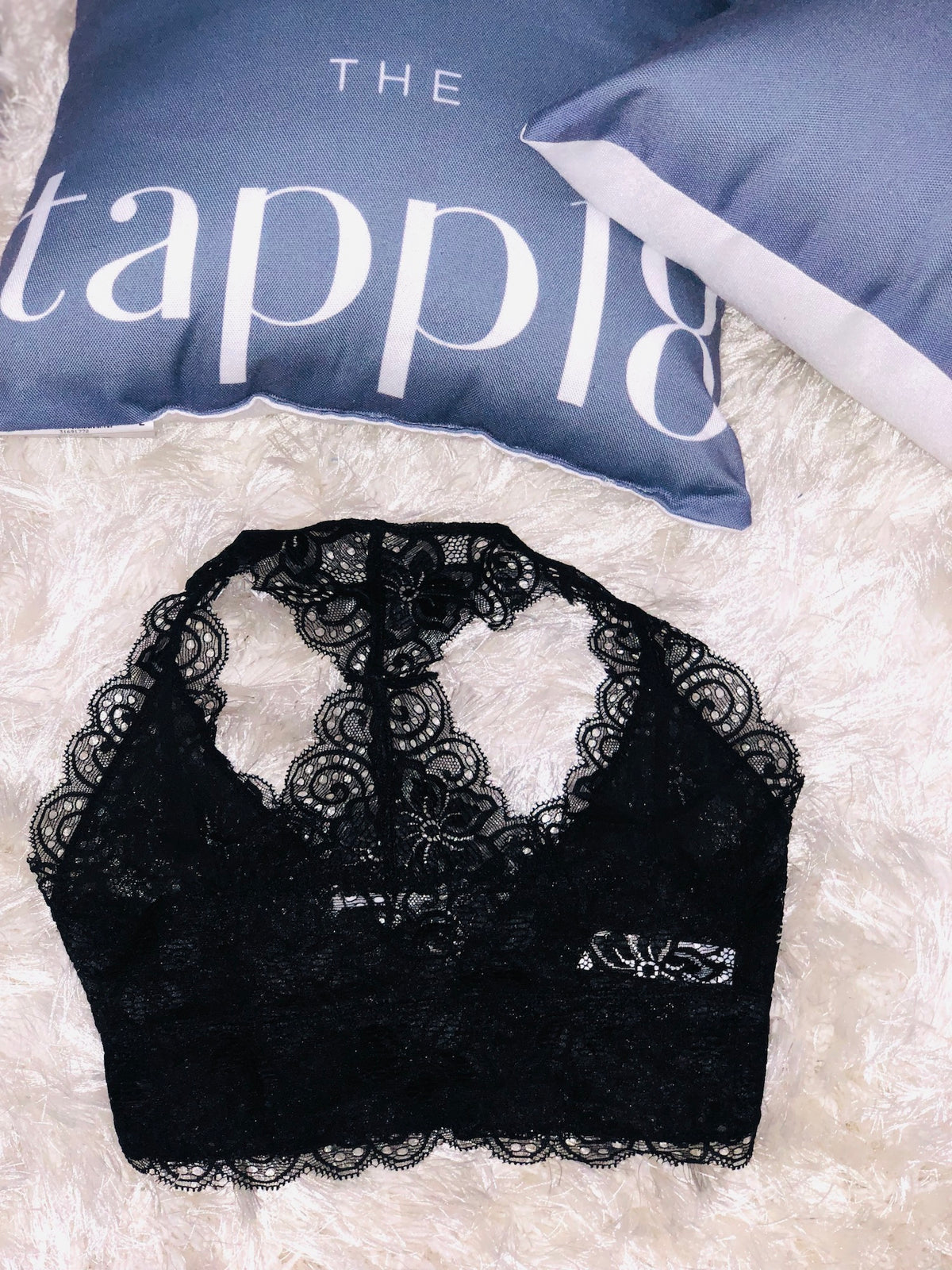 Lace Bralette-Black