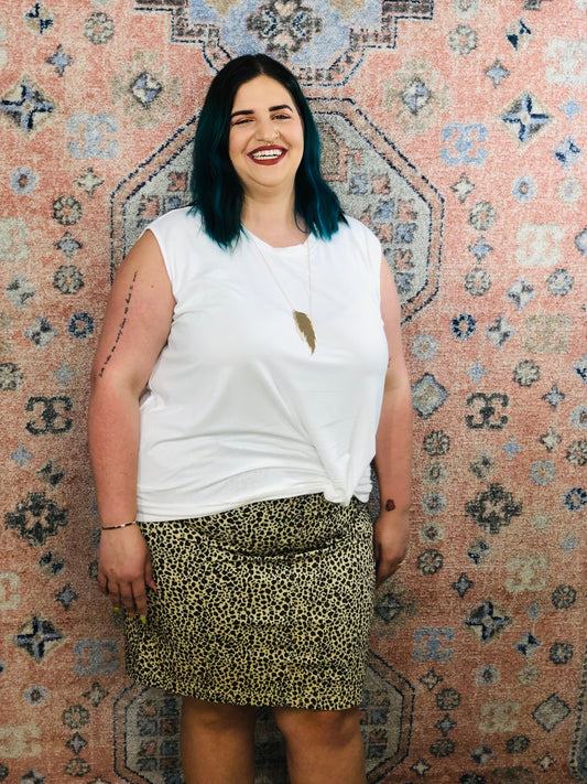 Curvy Leopard Skirt