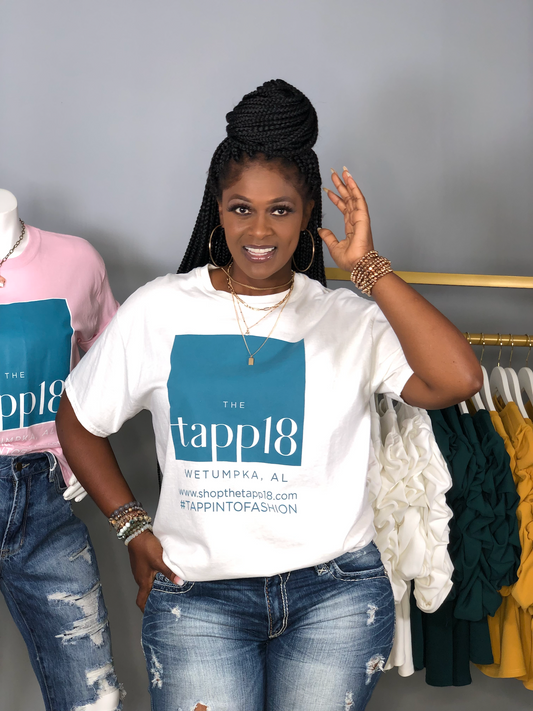 THETAPP18 LOGO TSHIRT! WHITE